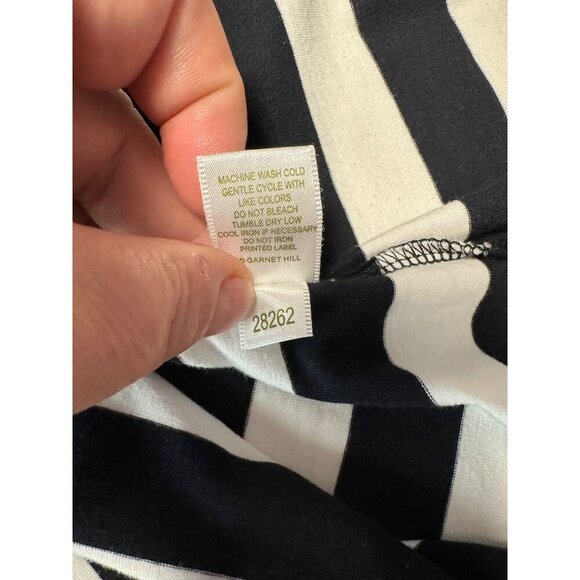 Garnet Hill Cap Sleeve Twisted Neck T-Shirt Size XS - Picture 7 of 8